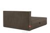 ROTI Boxspringbett 180 cm mit Bettkasten aus braunem Kordstoff braun - Foto 6