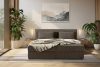 ROTI Boxspringbett 180 cm mit Bettkasten aus braunem Kordstoff braun - Foto 16