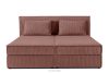 ROTI Boxspringbett 180 cm mit Bettkasten Kordstoff rosa rosa - Foto 4