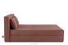 ROTI Boxspringbett 180 cm mit Bettkasten Kordstoff rosa rosa - Foto 5