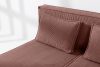 ROTI Boxspringbett 180 cm mit Bettkasten Kordstoff rosa rosa - Foto 8
