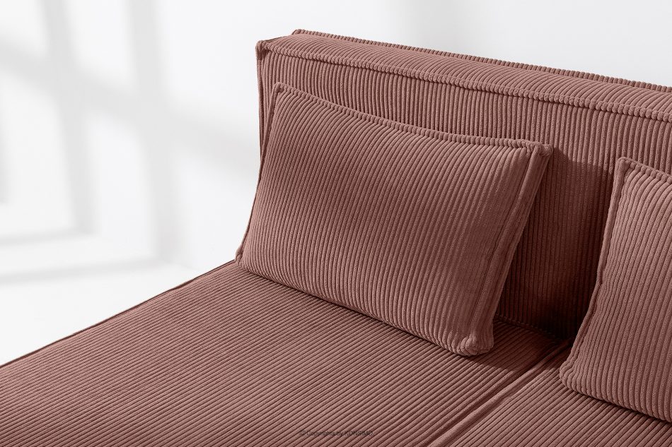 ROTI Boxspringbett 180 cm mit Bettkasten Kordstoff rosa rosa - Foto 7