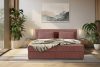 ROTI Boxspringbett 180 cm mit Bettkasten Kordstoff rosa rosa - Foto 16