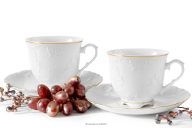 Goldlinie Porzellantasse mit Untertasse 2 tlg.