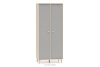 PUNGI Kinderzimmer-Kleiderschrank grau/beige grau/beige - Foto 1