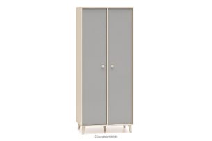 PUNGI, https://konsimo.de/kollektion/pungi/ Kinderzimmer-Kleiderschrank grau/beige grau/beige - Foto