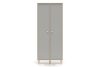 PUNGI Kinderzimmer-Kleiderschrank grau/beige grau/beige - Foto 3