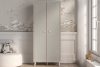 PUNGI Kinderzimmer-Kleiderschrank grau/beige grau/beige - Foto 5