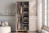 PUNGI Kinderzimmer-Kleiderschrank grau/beige grau/beige - Foto 6