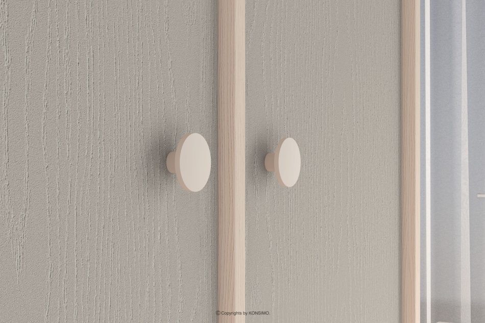 PUNGI Kinderzimmer-Kleiderschrank grau/beige grau/beige - Foto 6