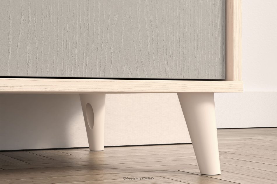 PUNGI Kinderzimmer-Kleiderschrank grau/beige grau/beige - Foto 7
