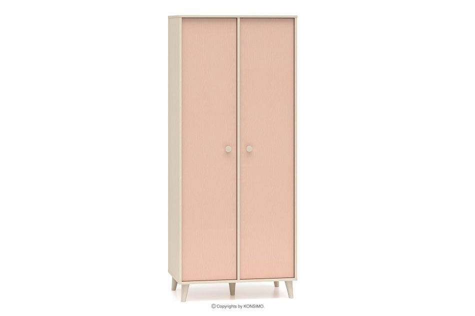 PUNGI Kinderzimmer-Kleiderschrank rosa/beige rosa/beige - Foto 0