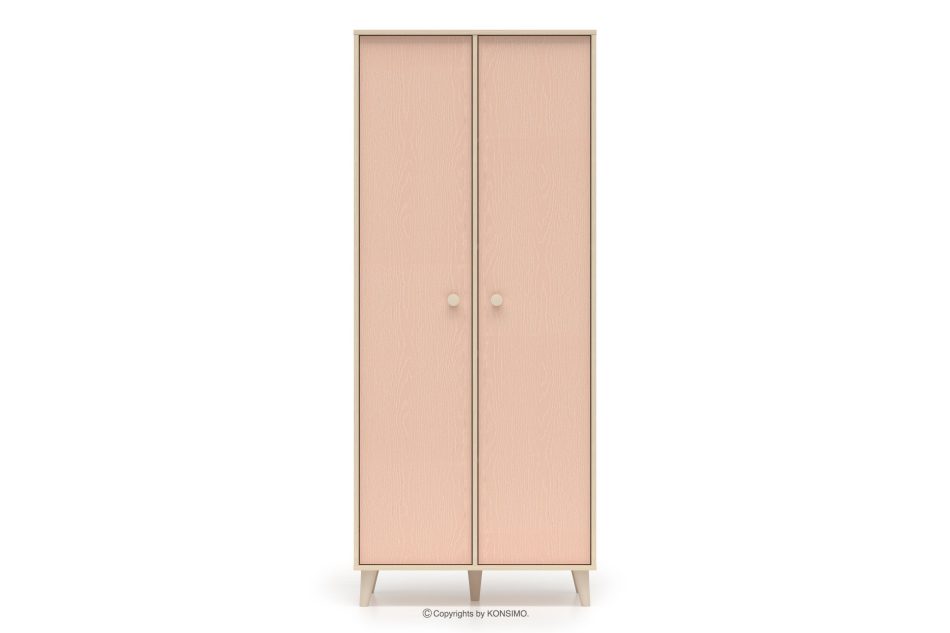 PUNGI Kinderzimmer-Kleiderschrank rosa/beige rosa/beige - Foto 2