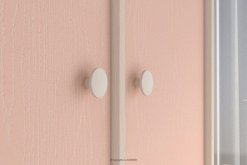 PUNGI Kinderzimmer-Kleiderschrank rosa/beige rosa/beige - Foto 6