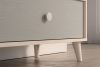 PUNGI Kinderzimmertruhe mit Einlegeböden und Schublade grau/beige grau/beige - Foto 8