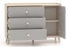 PUNGI Große Kinderzimmerkommode mit Schubladen und Einlegeböden grau/beige grau/beige - Foto 4