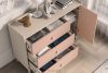 PUNGI Kinderzimmerkommode mit Schubladen und Einlegeböden rosa/beige rosa/beige - Foto 7