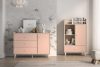 PUNGI Kinderzimmerkommode mit Schubladen und Einlegeböden rosa/beige rosa/beige - Foto 10