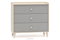 Kinderzimmerkommode mit Schubladen grau/beige