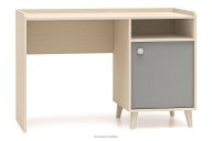 Kinderschreibtisch mit Einlegeböden grau/beige
