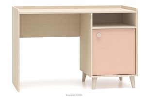 PUNGI, https://konsimo.de/kollektion/pungi/ Kinderschreibtisch mit Einlegeböden rosa/beige rosa/beige - Foto