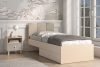 PUNGI Bett mit Ständer und Schublade beige beige - Foto 6