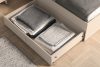 PUNGI Bett mit Ständer und Schublade beige beige - Foto 8