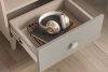 PUNGI Nachttisch mit Schublade für Kinderzimmer grau/beige grau/beige - Foto 7
