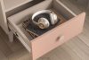 PUNGI Nachttisch mit Schublade für Kinderzimmer rosa/beige rosa/beige - Foto 7