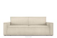Sofa 3 mit Schlaffunktion Kordstoff creme