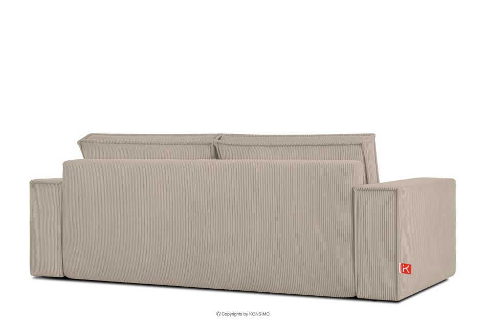 NAPI 3-Sitzer Schlafsofa mit Bettkasten beige beige - Foto 4