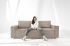 NAPI 3-Sitzer Schlafsofa mit Bettkasten beige beige - Foto 23