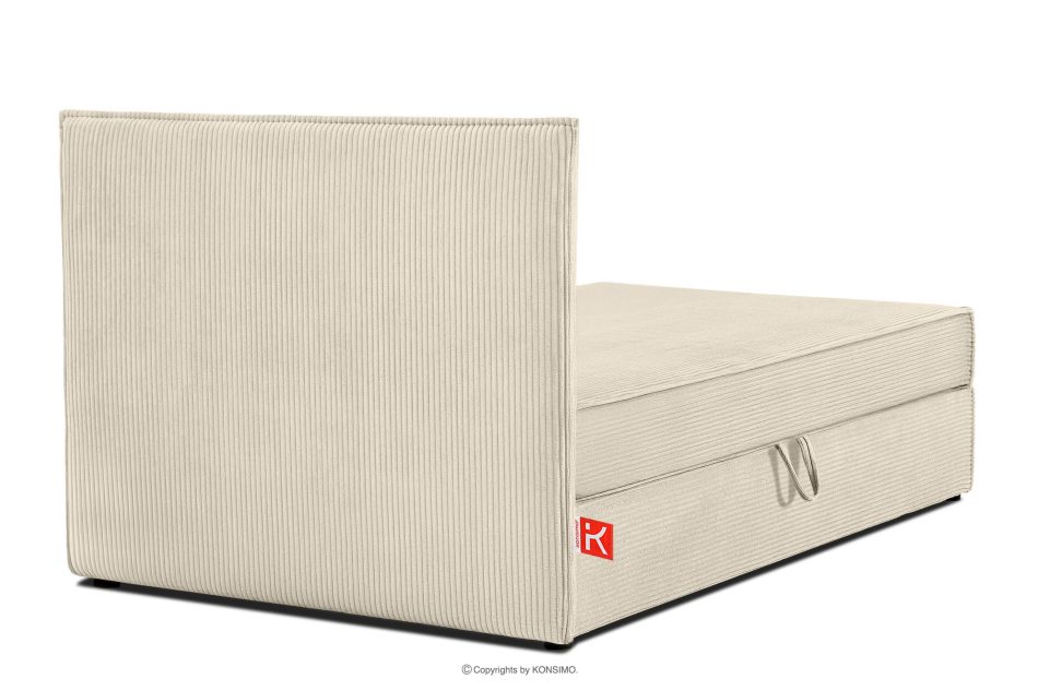 ROTI Einzelbett 100 cm aus cremefarbenem Kordstoff cremefarben - Foto 4