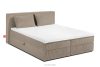 ROTI Doppelbett 160 cm mit Bettkasten aus beigefarbenem Kordstoff beige - Foto 1