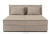 ROTI Doppelbett 160 cm mit Bettkasten aus beigefarbenem Kordstoff beige - Foto 4