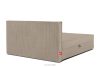 ROTI Doppelbett 160 cm mit Bettkasten aus beigefarbenem Kordstoff beige - Foto 6