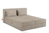 ROTI Doppelbett 180 cm mit Bettkasten aus beigefarbenem Kordstoff beige - Foto 3