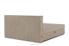ROTI Doppelbett 180 cm mit Bettkasten aus beigefarbenem Kordstoff beige - Foto 5