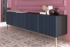 REMO TV-Schrank mit Flossen auf goldenen Beinen navy blue Schwarz/Marineblau - Foto 4