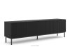 REMO Breiter schwarzer TV-Schrank in elegantem Design schwarz - Foto 1