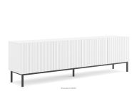Breiter weißer TV-Schrank im eleganten Stil