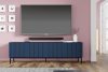 REMO TV-Schrank mit Lattenrosten schwarz/eiche artisan Schwarz/Marineblau - Foto 4