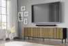 REMO TV-Schrank mit Rippen auf schwarz/eiche artisan Beinen schwarz/eiche artisan - Foto 2