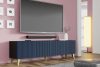 REMO TV Schrank mit Flossen Schwarz/Marineblau Schwarz/Marineblau - Foto 2