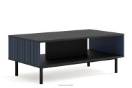 Couchtisch auf Beinen mit FlossenSchwarz/Marineblau