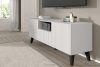 REMO Moderner TV-Fußschrank mit weißen Lamellen weiß - Foto 4