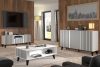 REMO TV-Schrank modern mit Rippen weiß/schwarz weiß/schwarz - Foto 2