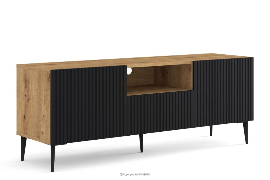 REMO TV-Schrank auf Beinen artisan eiche/schwarz artisan eiche/schwarz - Foto 0