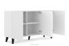 REMO Fußkommode modern weiß weiß - Foto 3