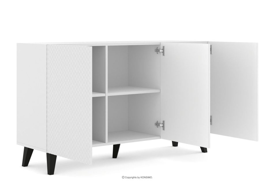 REMO Fußkommode modern weiß weiß - Foto 2